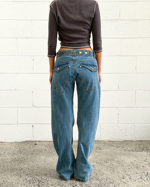 Signature Belted Jeans
