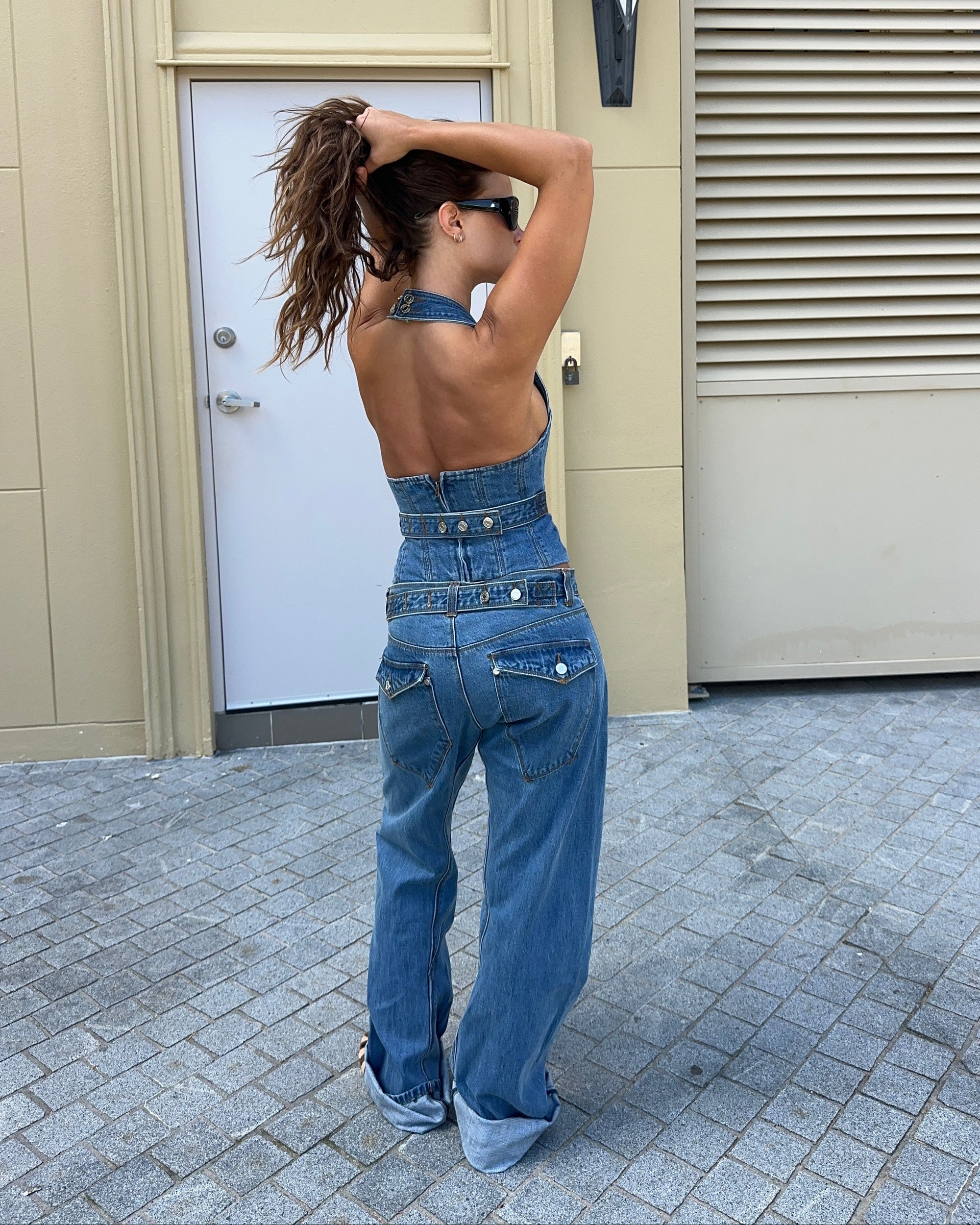 Signature Belted Jeans