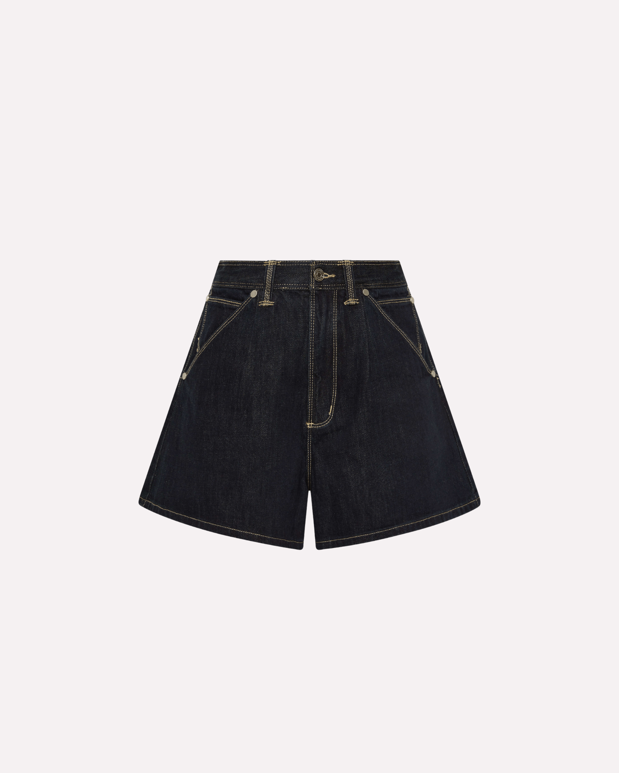 Signature Belted Midi Shorts