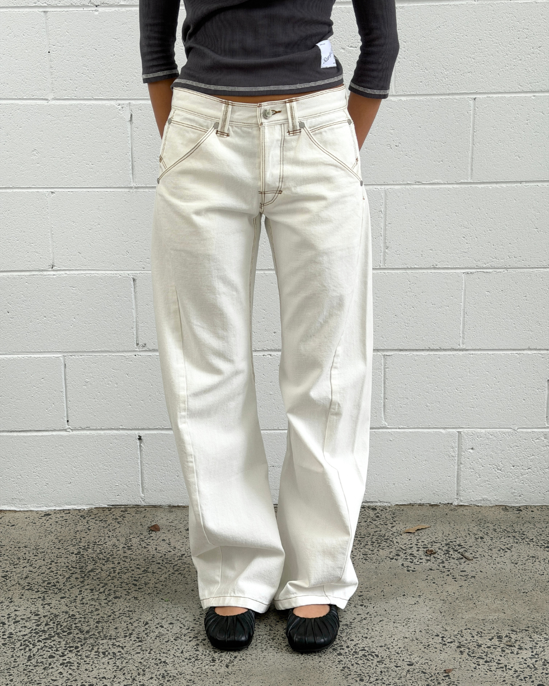 Signature Belted Jeans