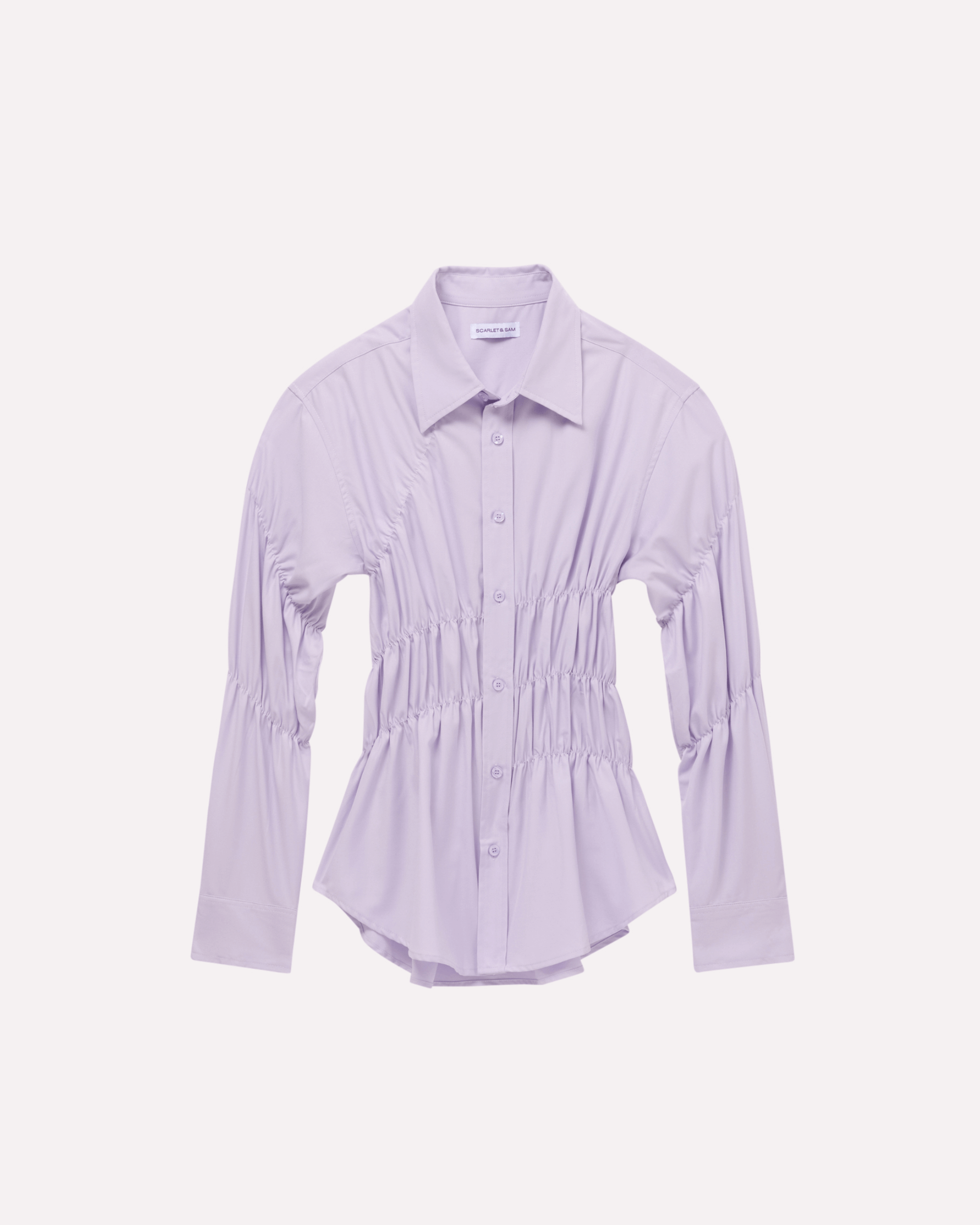 Scrunched Shirt - Lilac