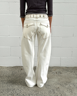 Signature Belted Jeans