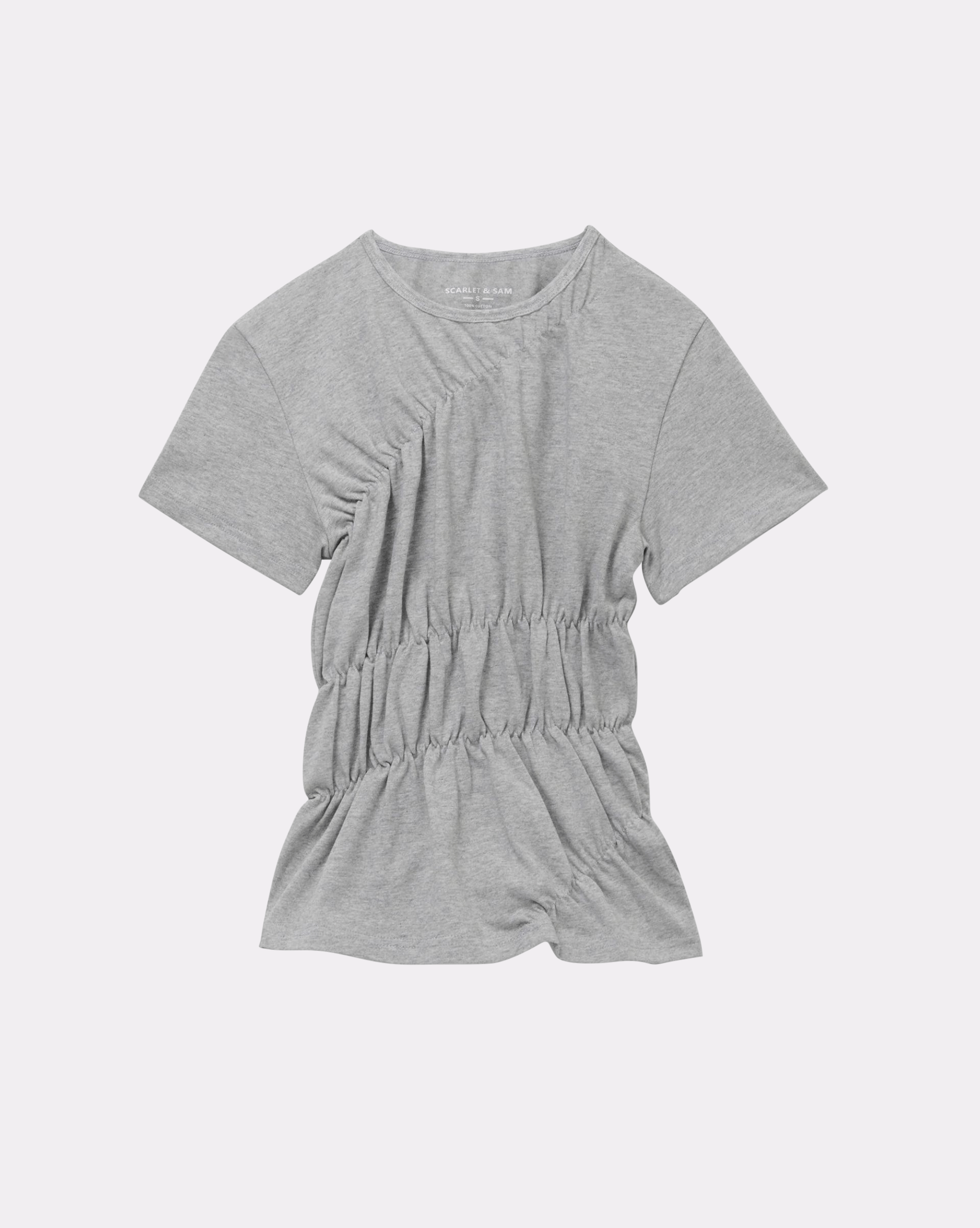 Scrunched Tee - Grey