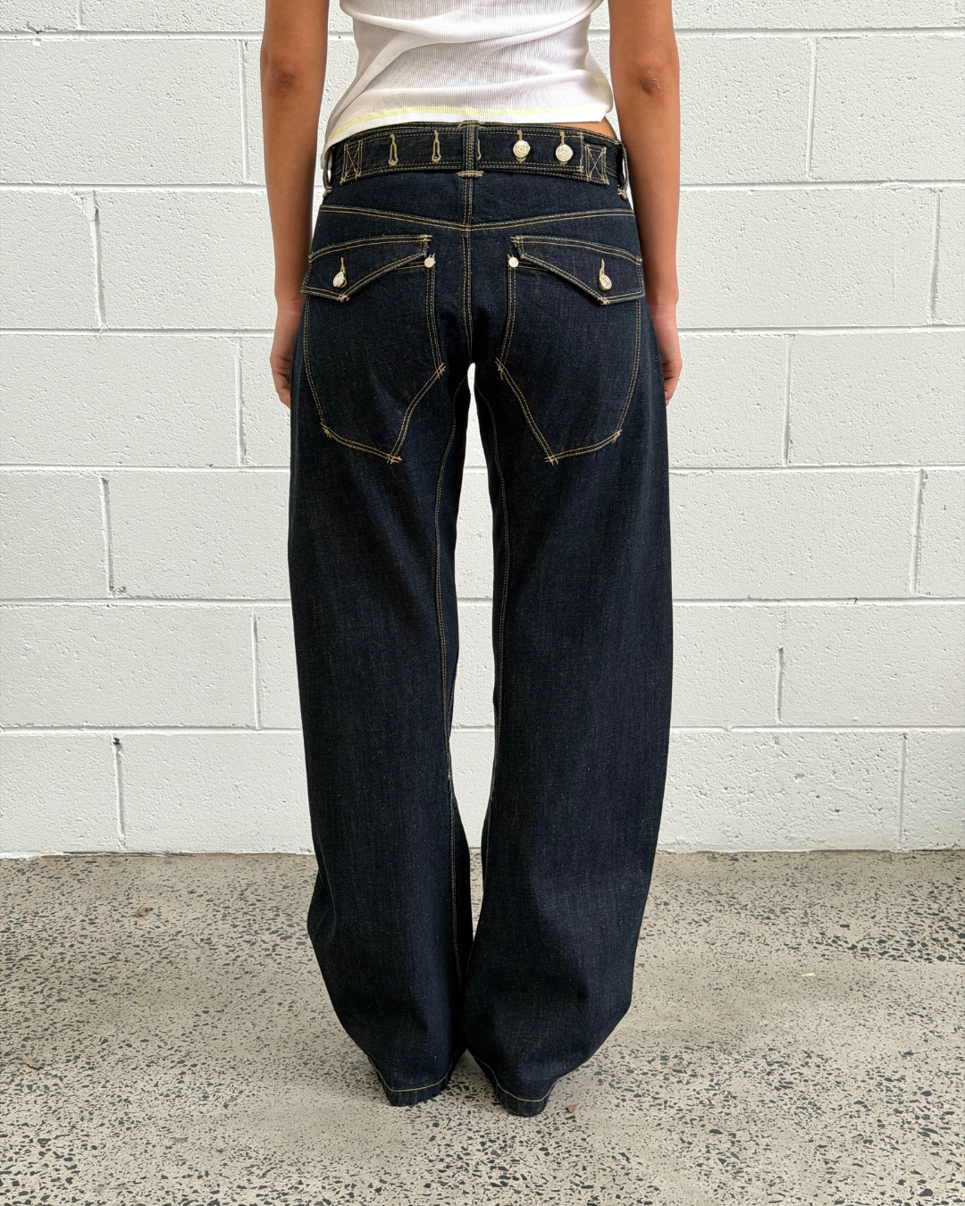 Signature Belted Jeans