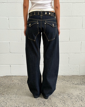 Signature Belted Jeans