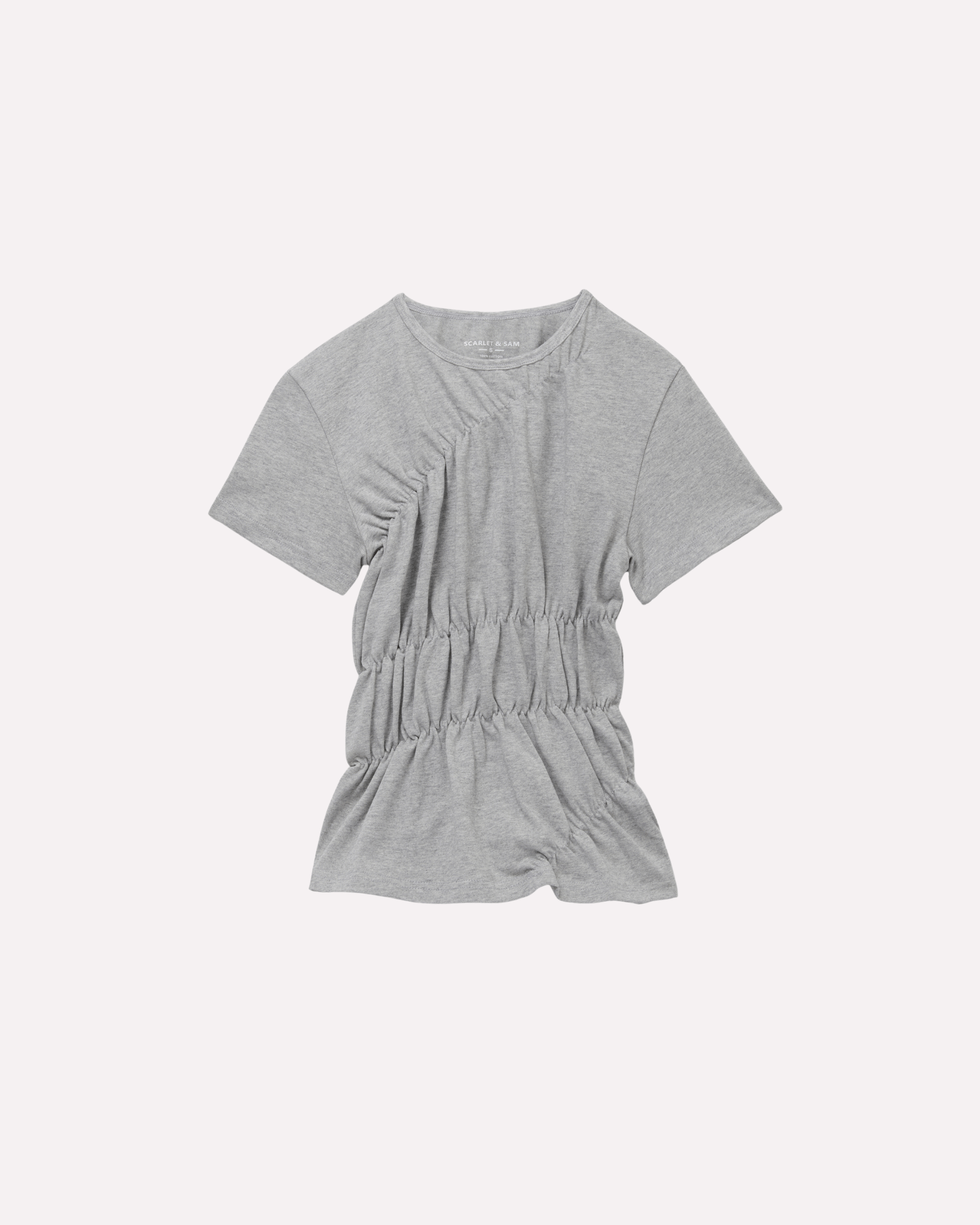 Scrunched Tee - Grey