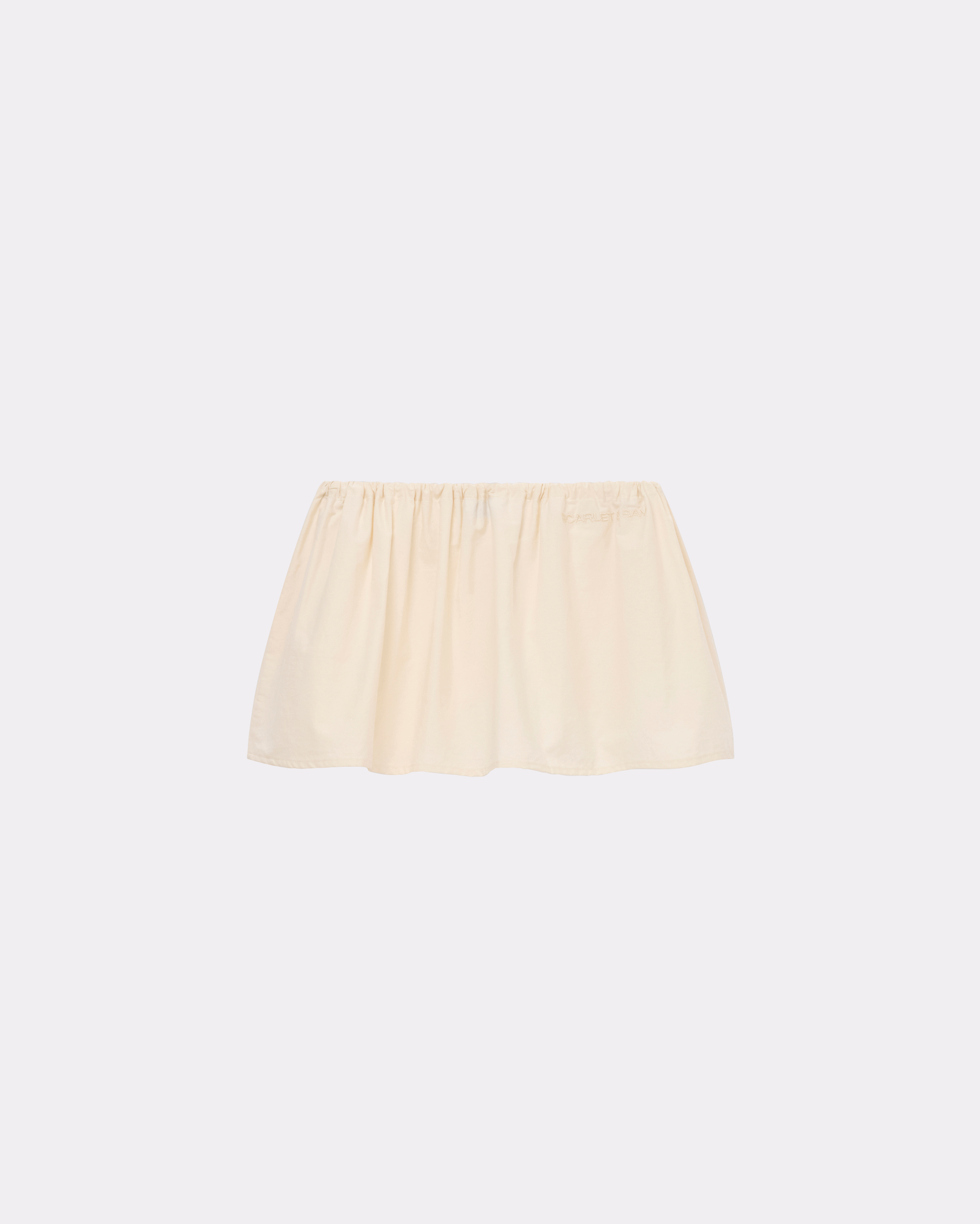 Drawstring Skirt - Canvas