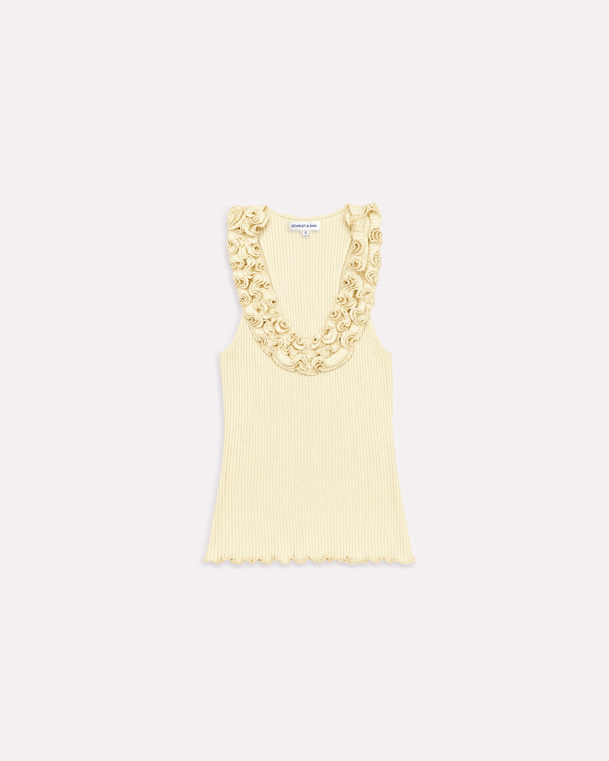 Ruffle Knit Tank