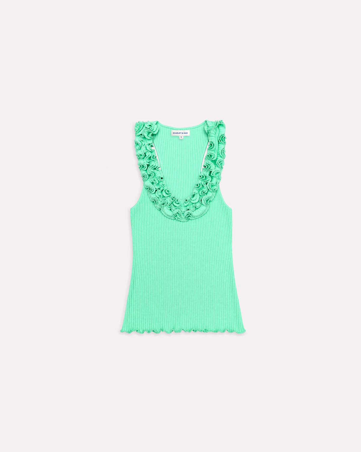 Ruffle Knit Tank