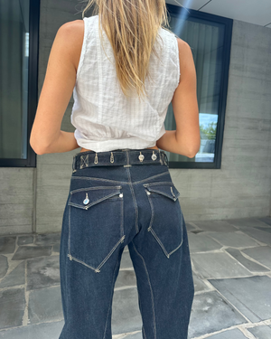 Signature Belted Jeans