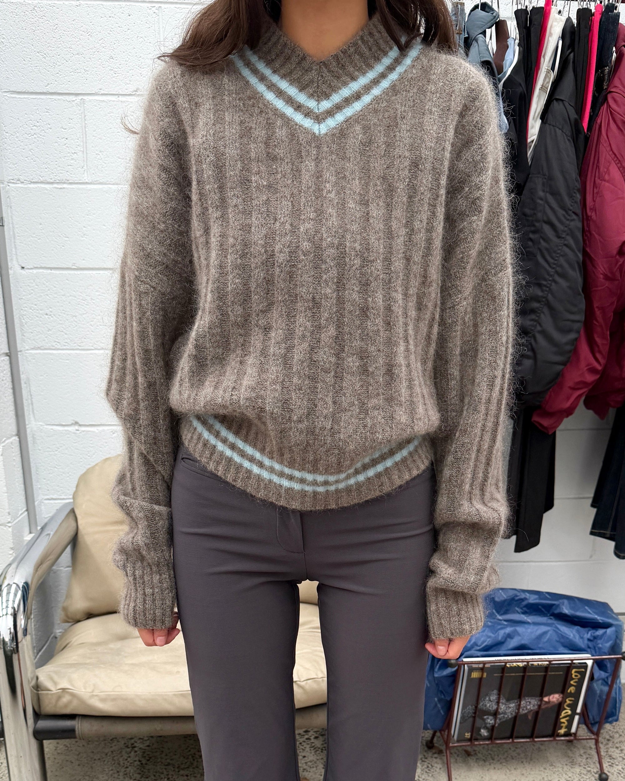 Mohair Rib Sweater