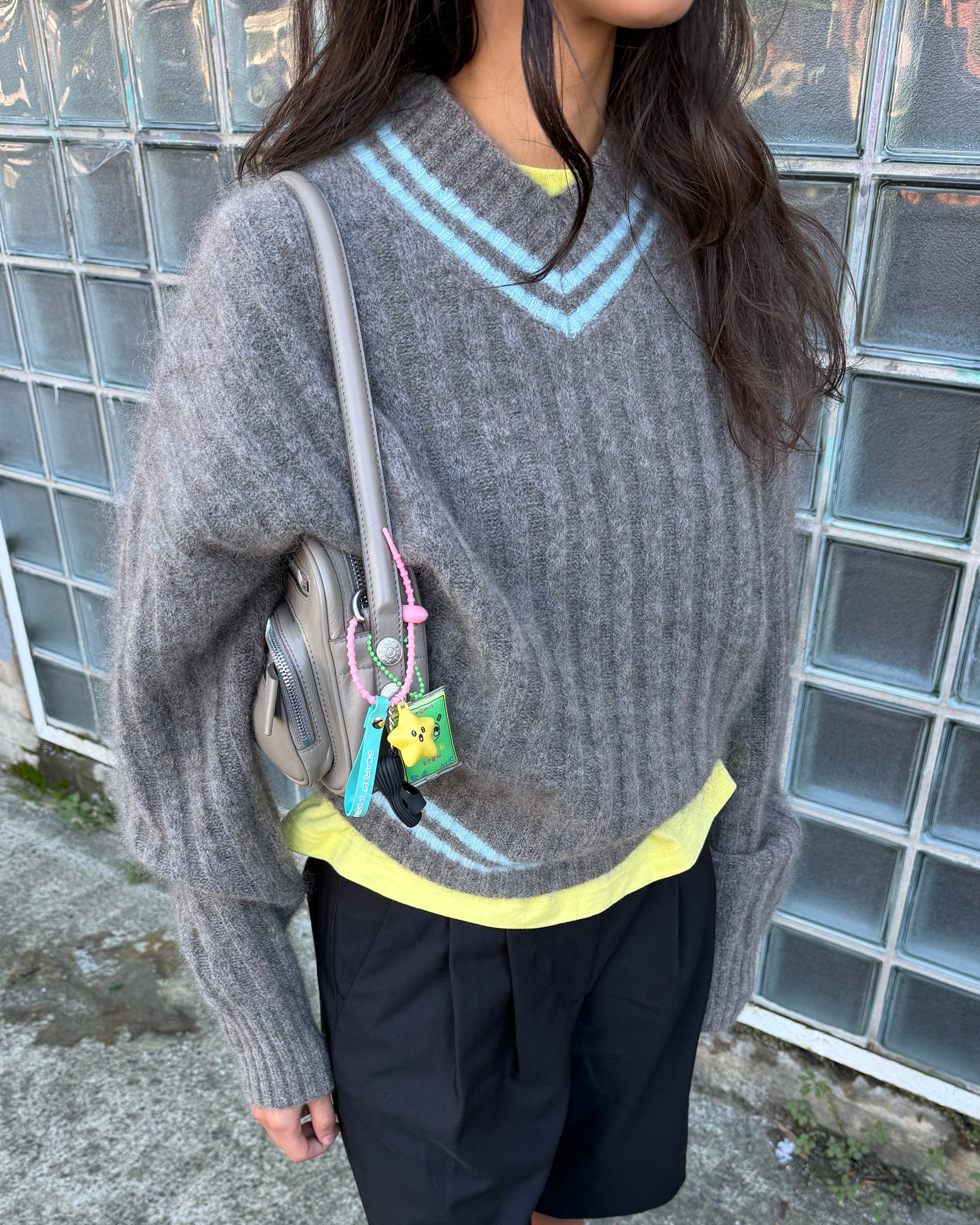 Mohair Rib Sweater