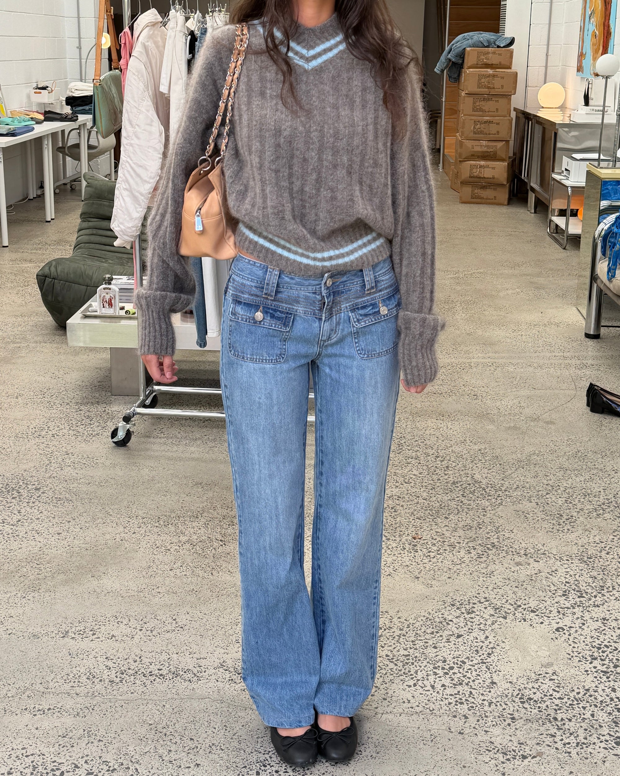 Mohair Rib Sweater