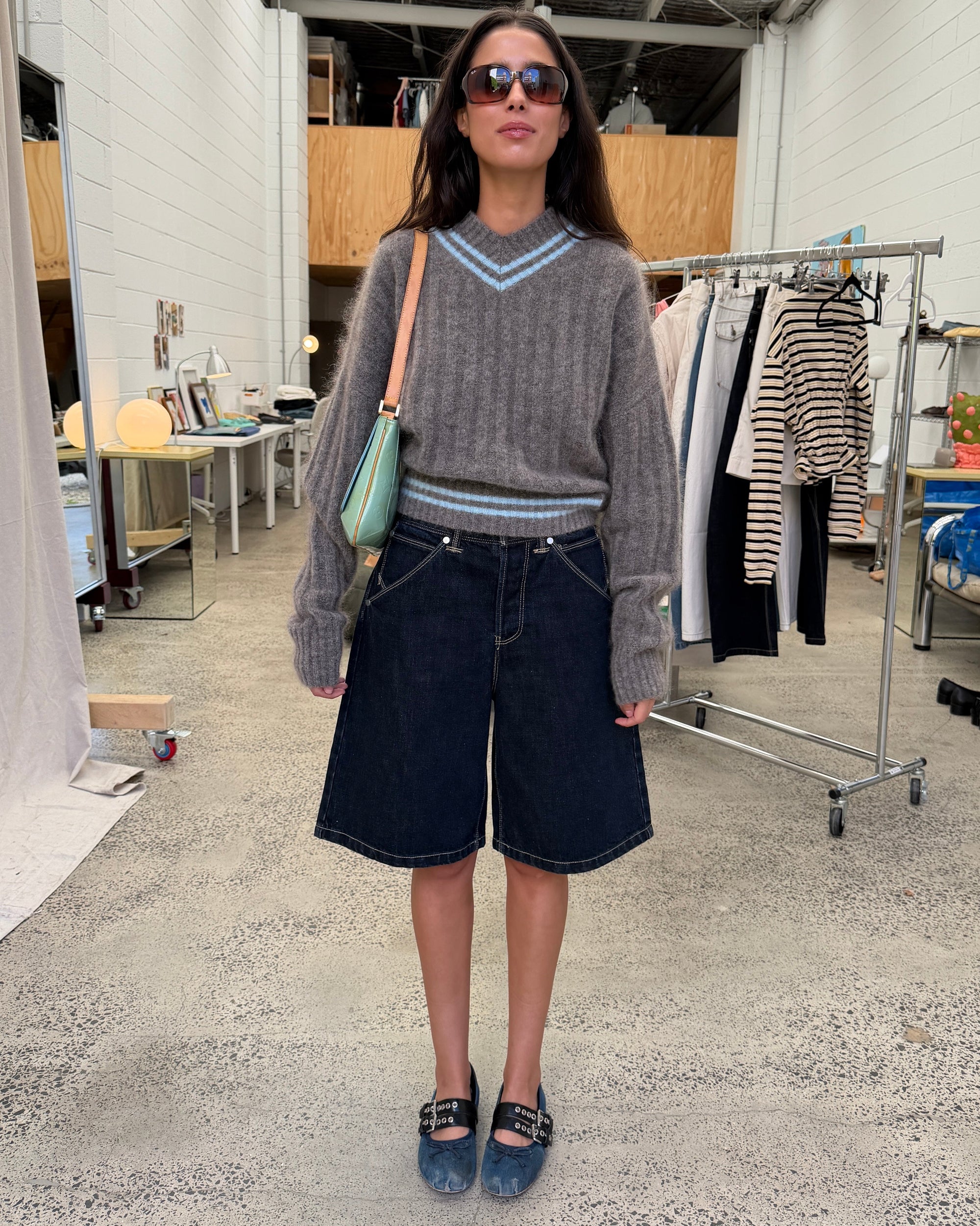 Mohair Rib Sweater