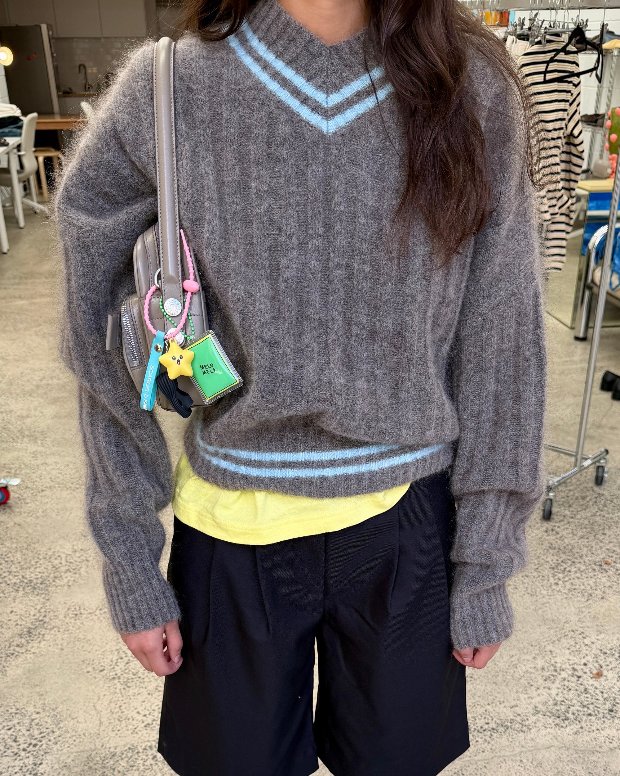 Mohair Rib Sweater