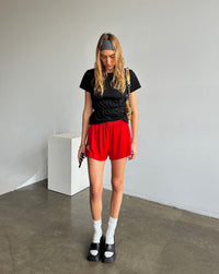Scrunched Tee - Black