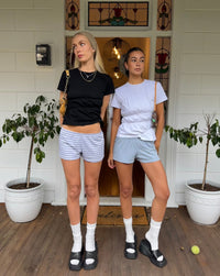 Scrunched Tee - Black