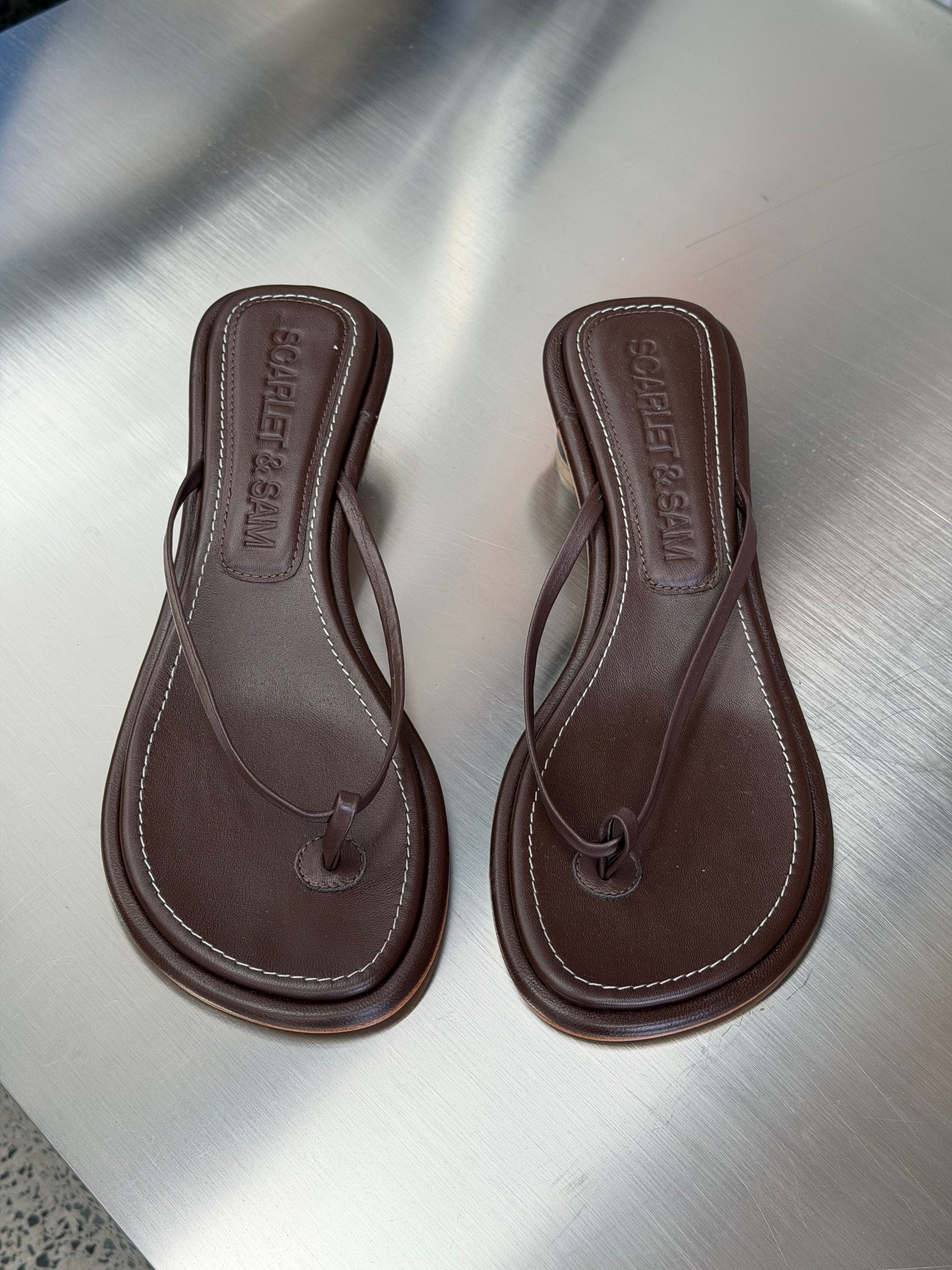 Stitch Leather Sandal