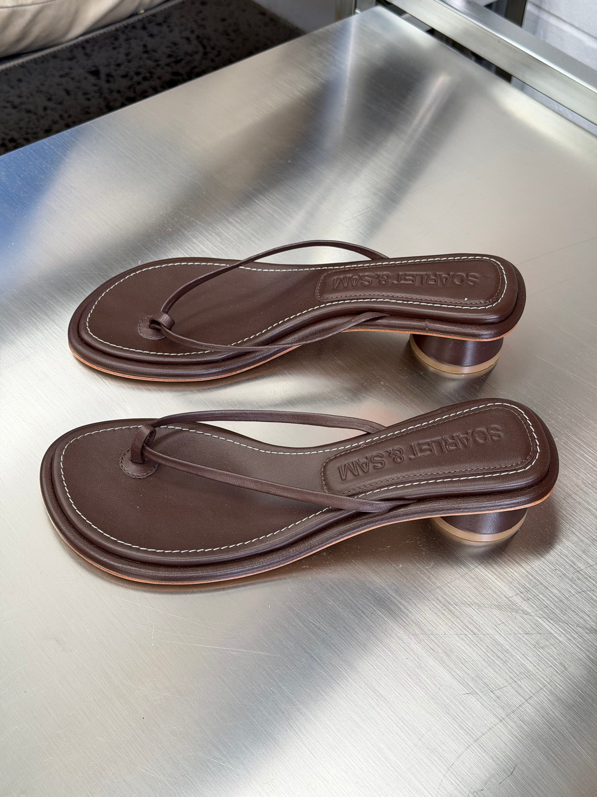 Stitch Leather Sandal