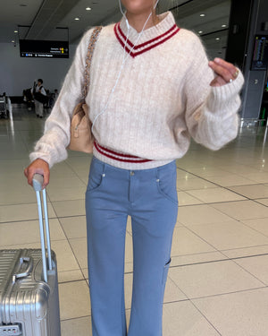 Mohair Rib Sweater