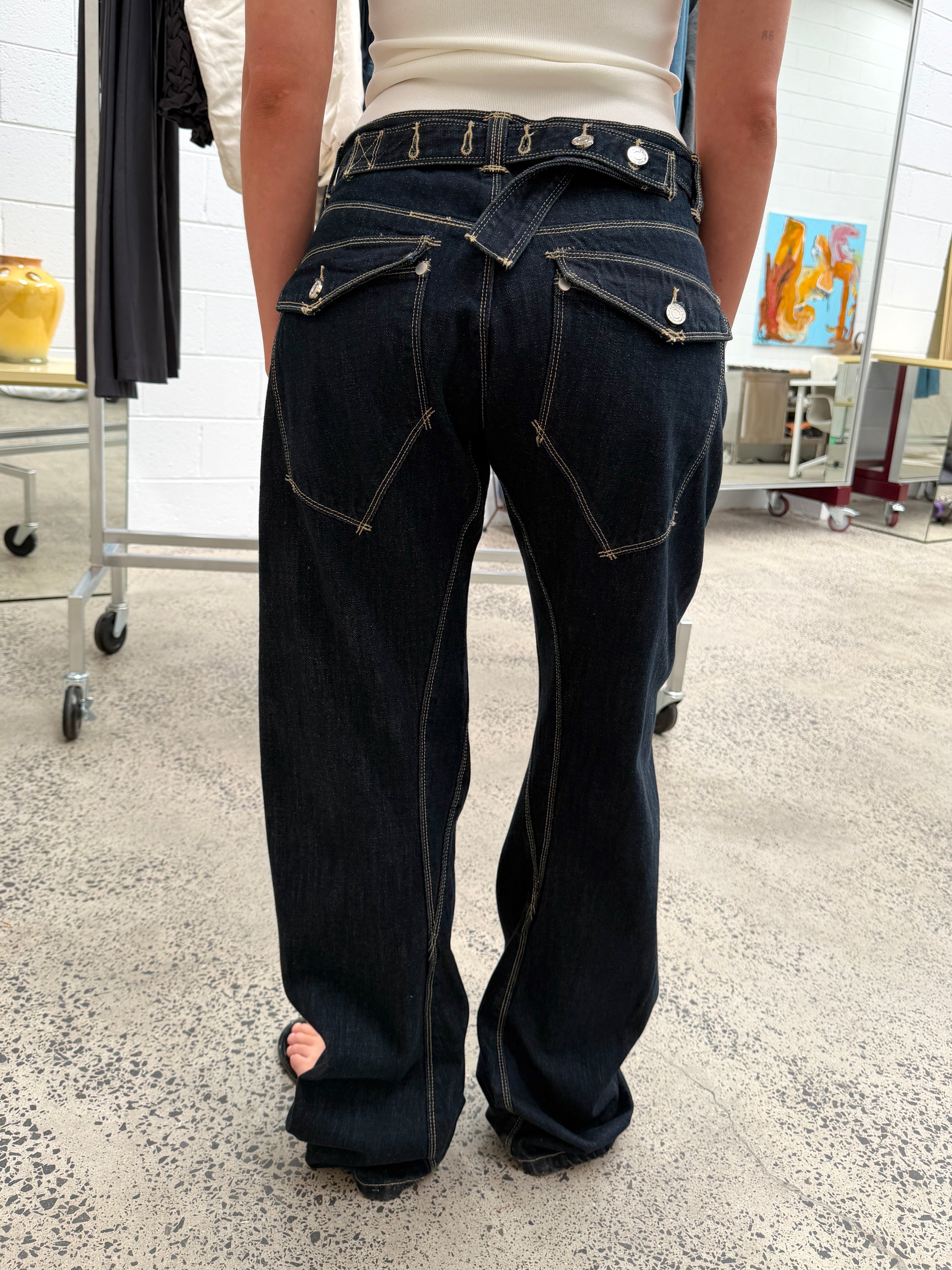 Signature Belted Jeans