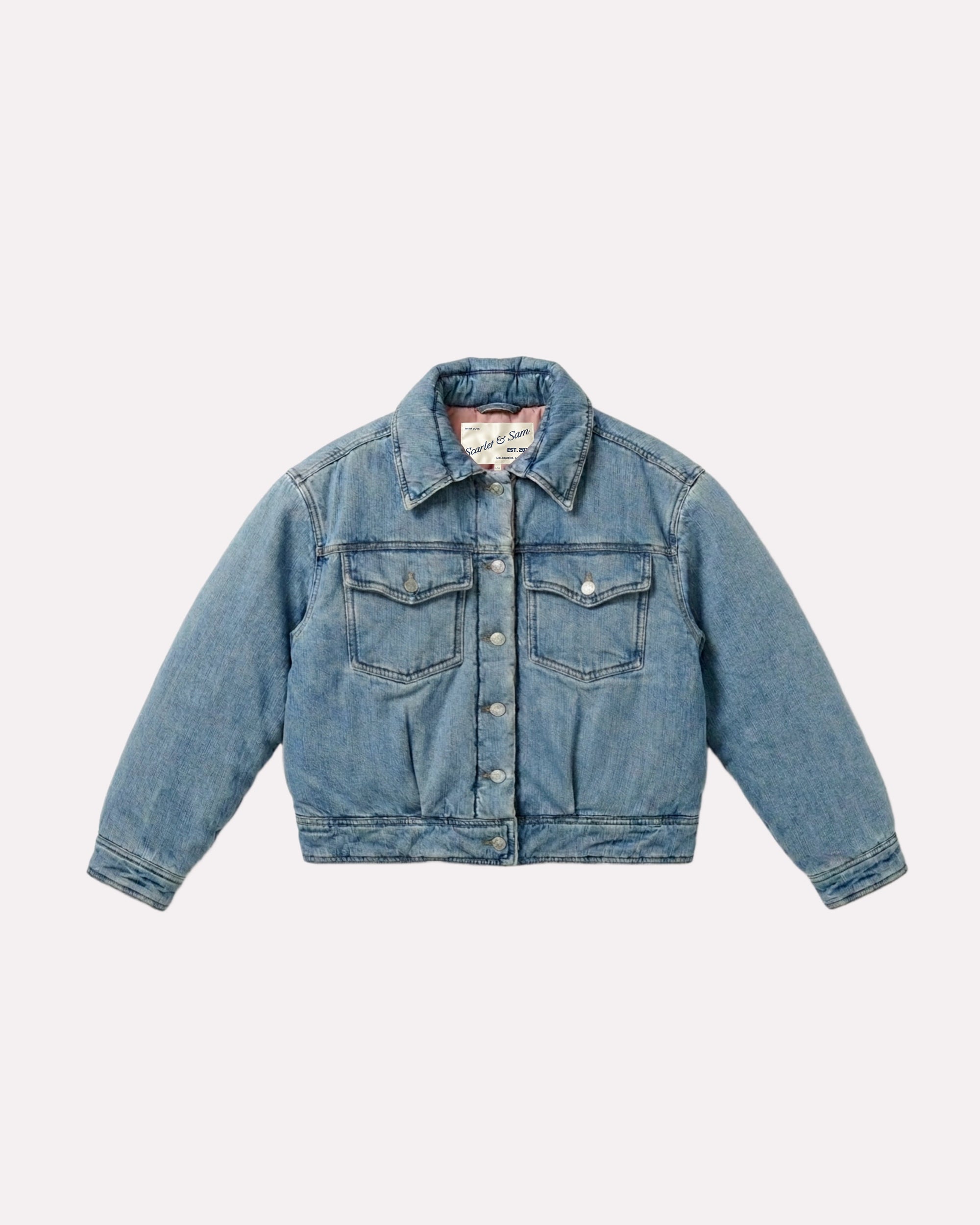 Denim Padded Jacket