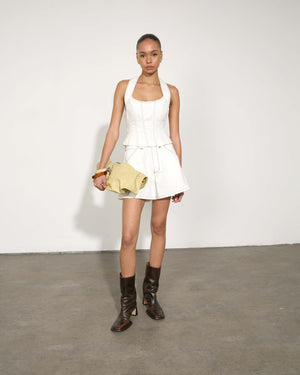 Signature Belted Midi Shorts