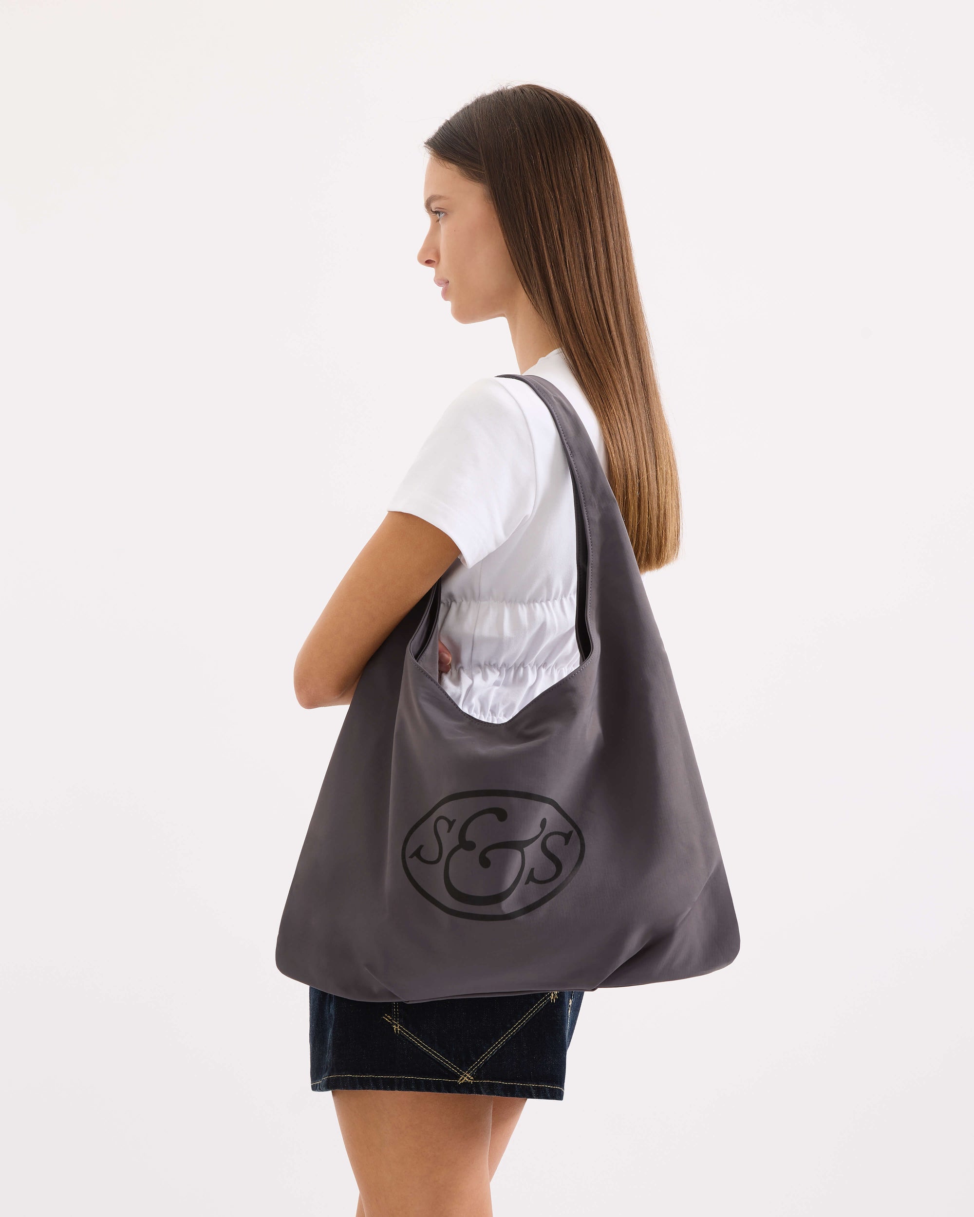 Busy Girl Tote Bag - Slate