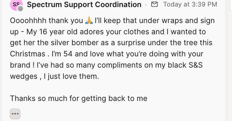 Customer feedback for Scarlet & Sam