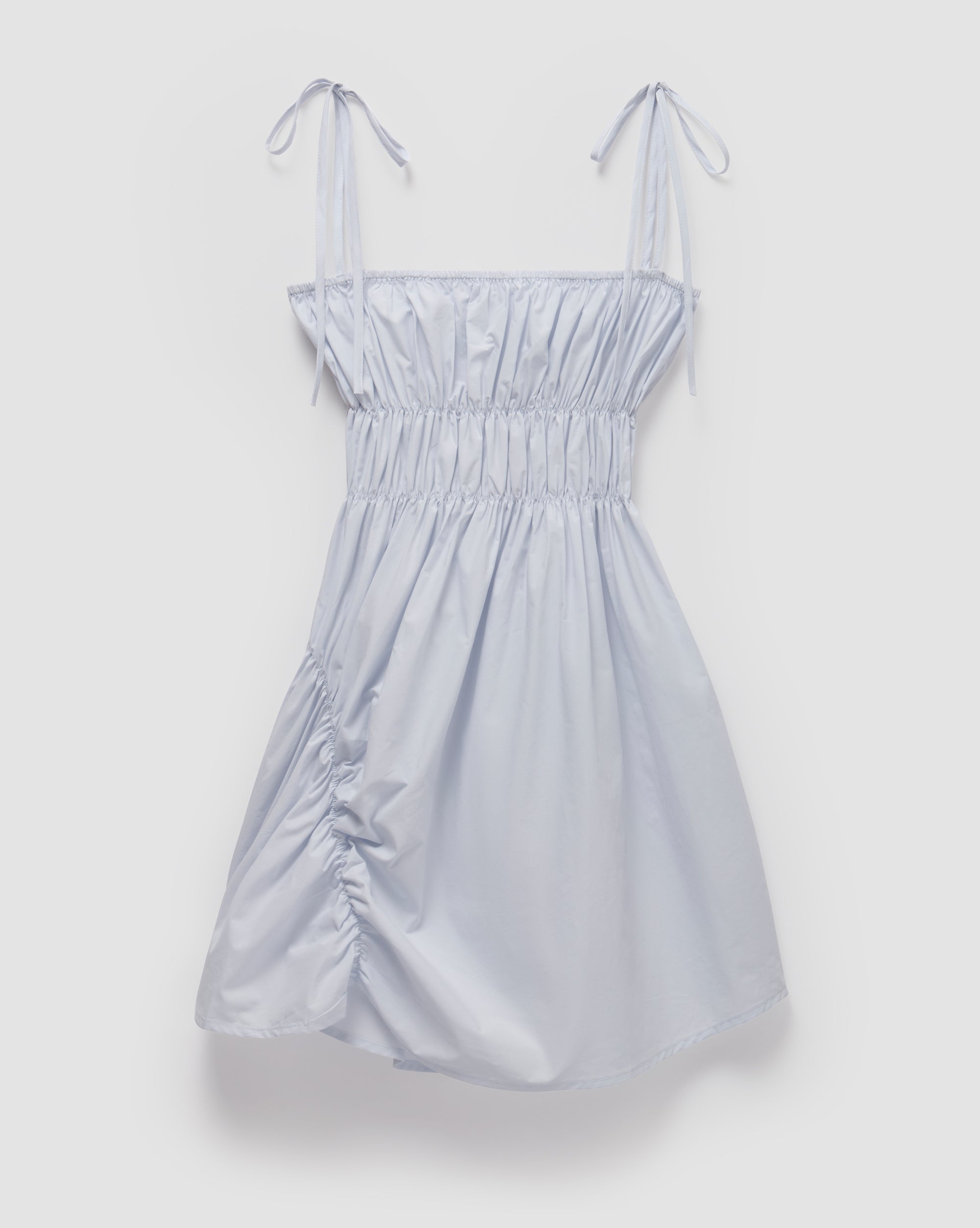 Scrunched Dress - Ice Blue