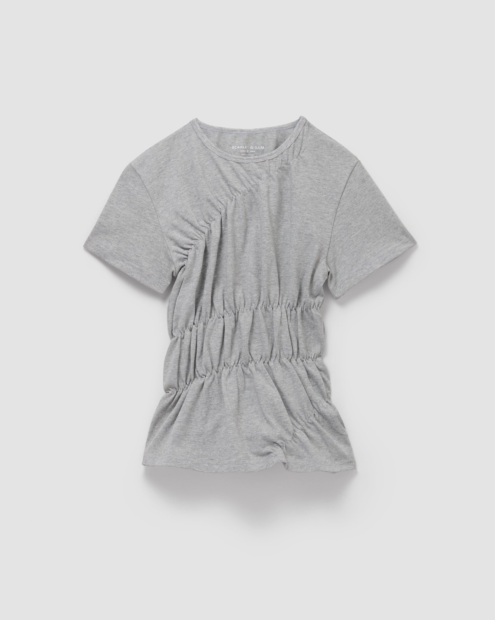 Scrunched Tee - Grey