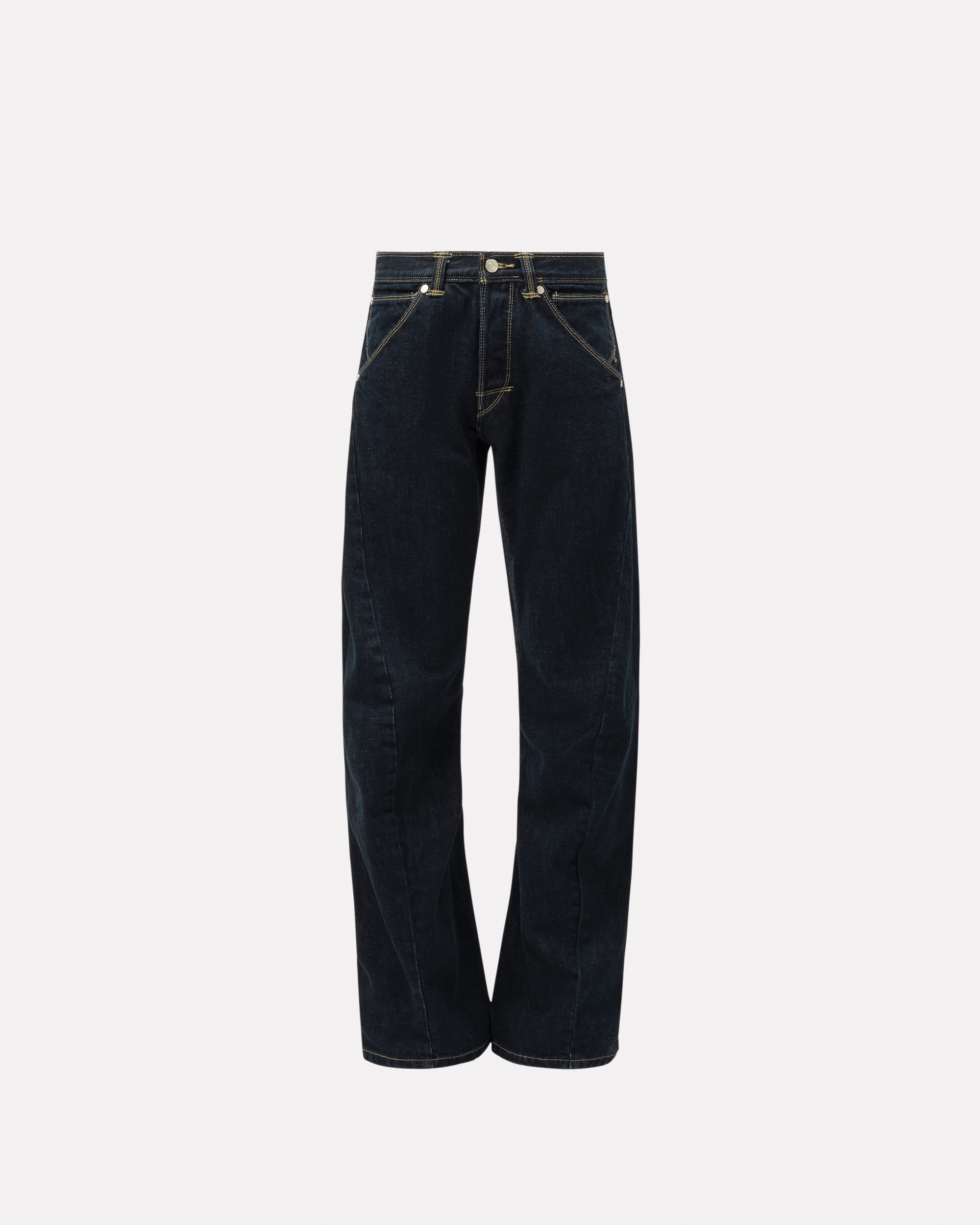 Signature Belted Jeans - Indigo