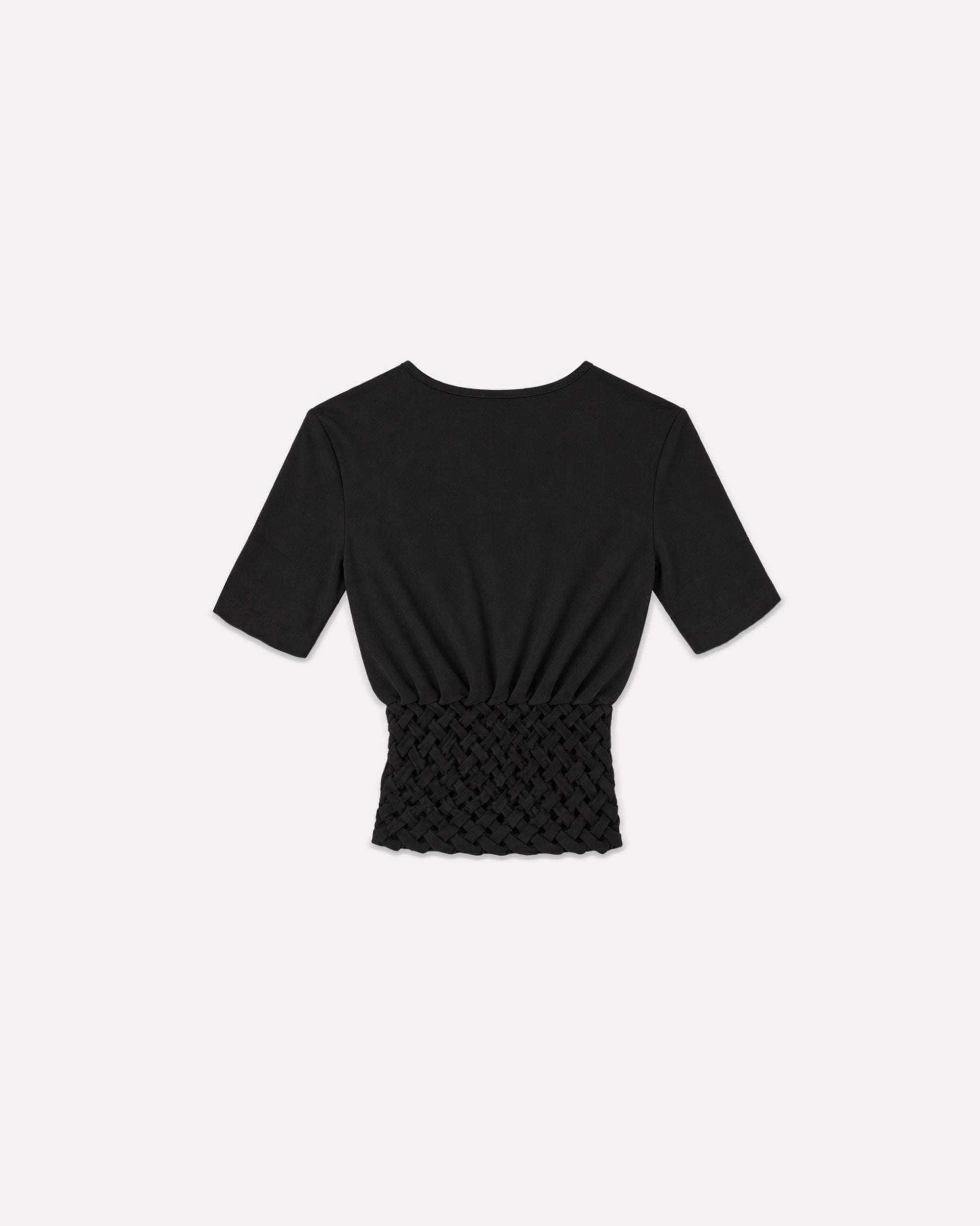 Braided 1/2 Sleeve Top