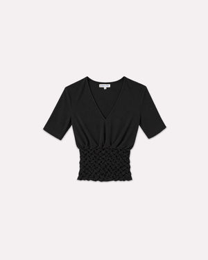 Braided 1/2 Sleeve Top