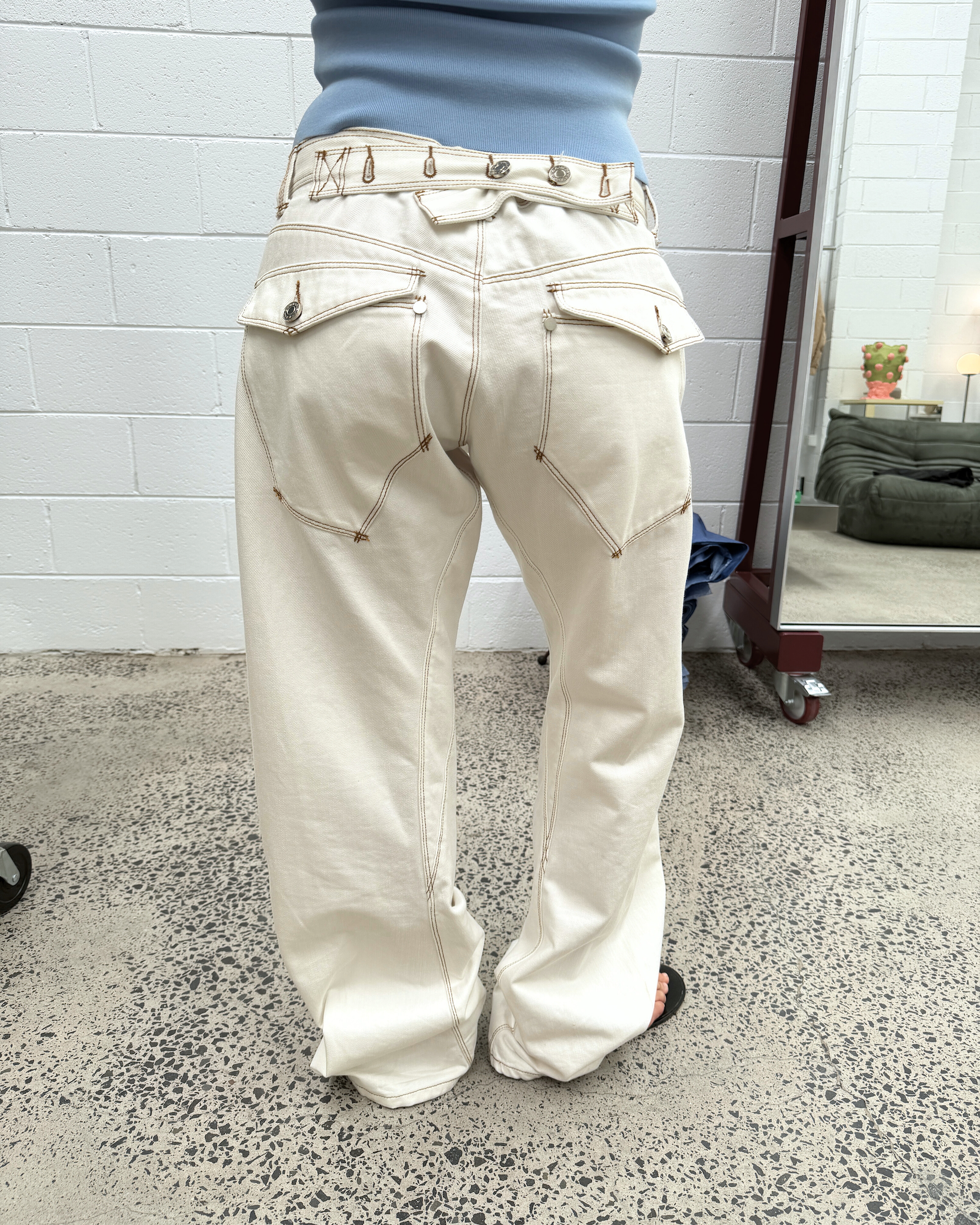 Signature Belted Jeans