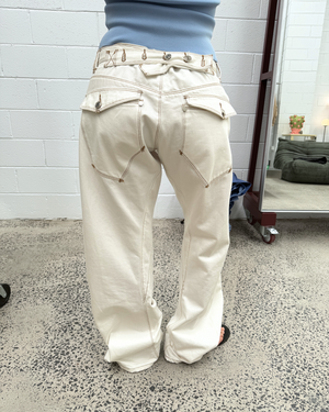 Signature Belted Jeans