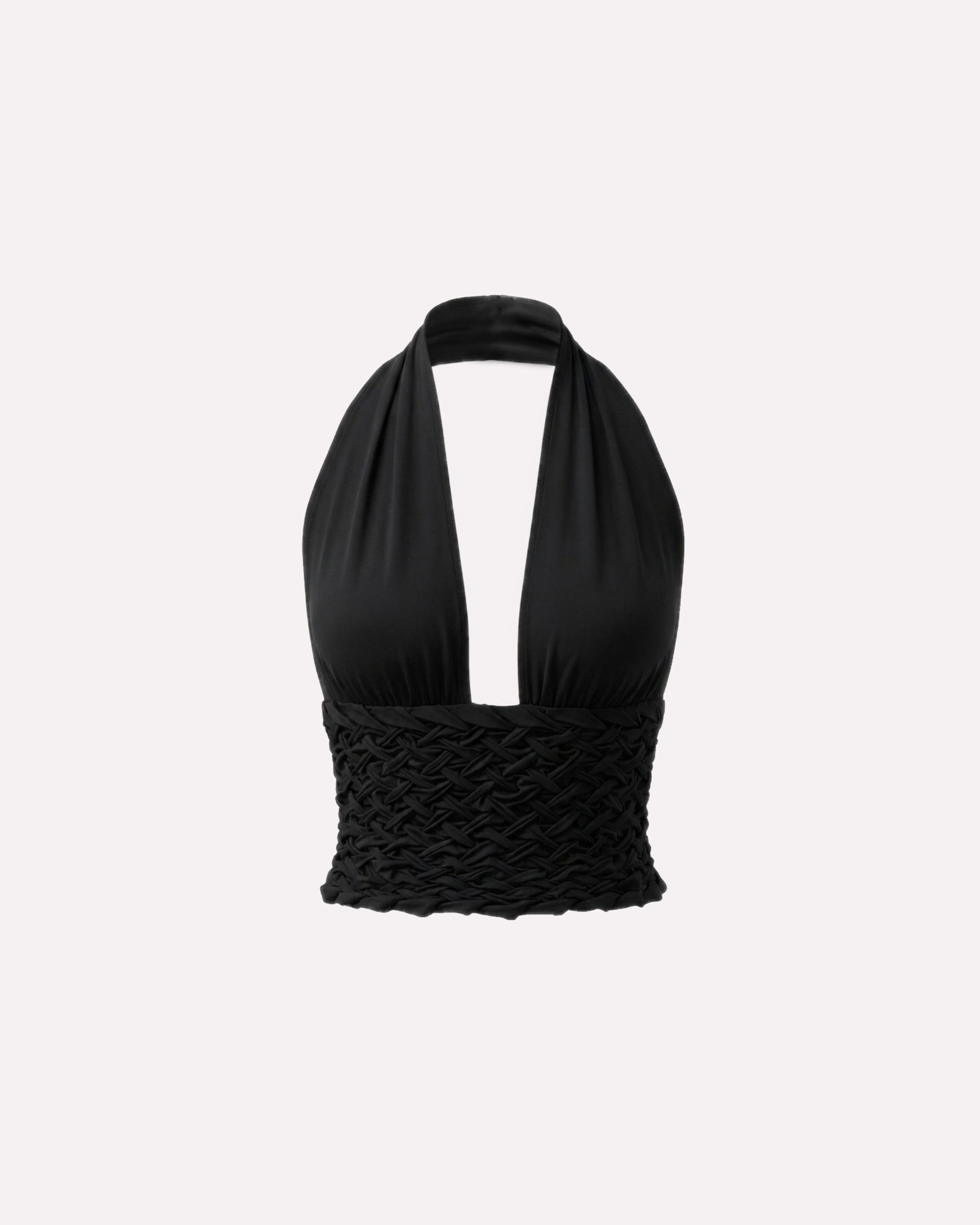 Braided Halter Top