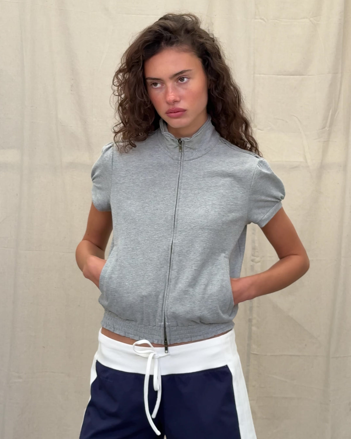 Jersey Zip Top