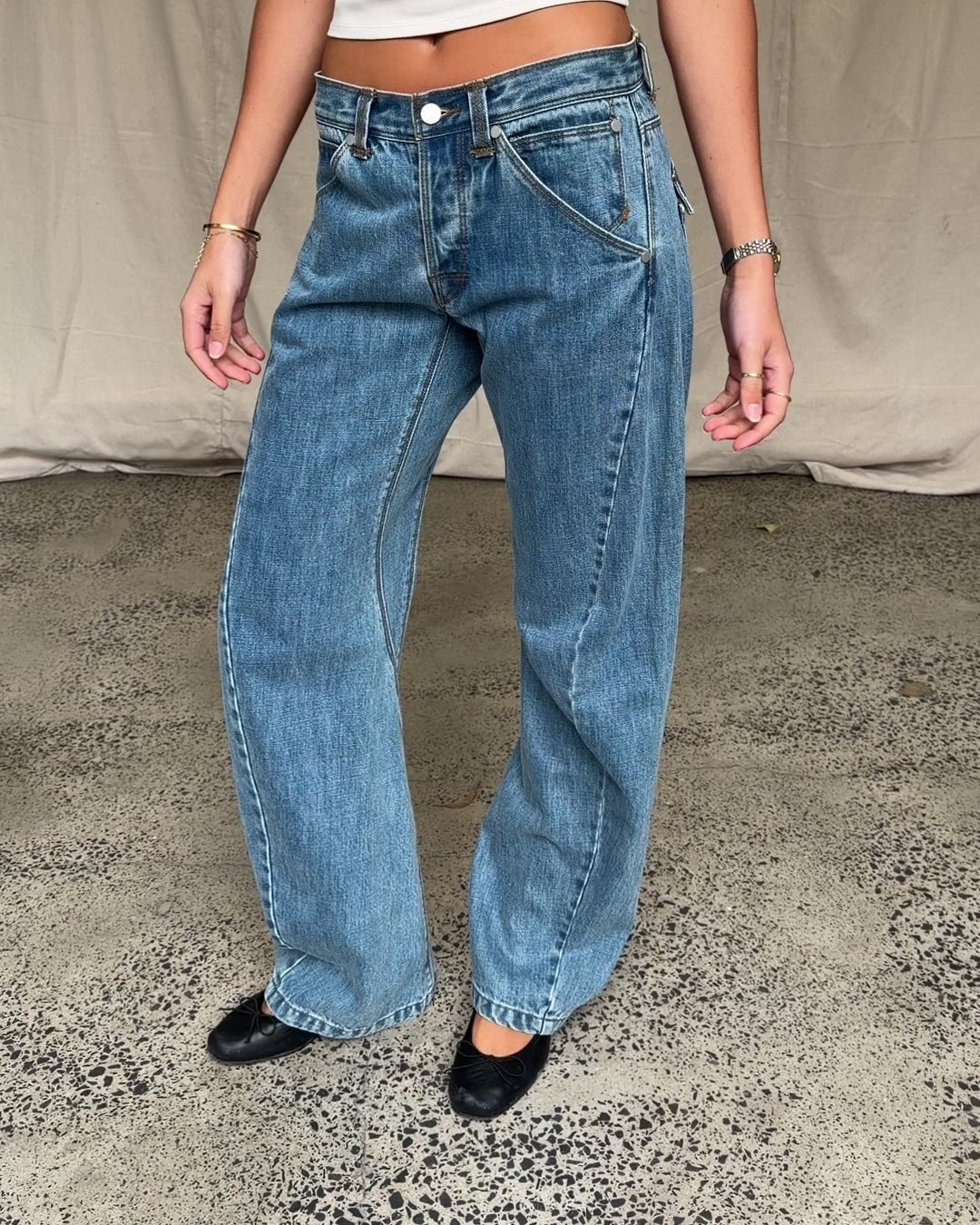 Signature Belted Jeans